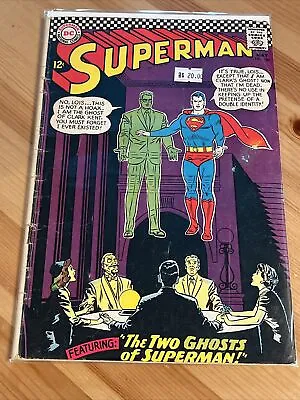 Buy Superman #186 May 1966 Cover Pencils By Curt Swan, Written  By Otto Binder • 7.11£