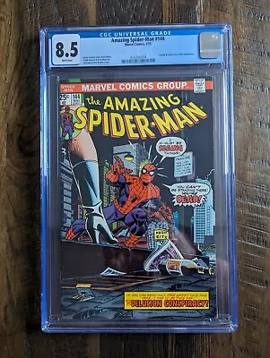 Buy Amazing Spider-Man #144, CGC 8.5,  1975 Marvel, 1st Stacy Gwen Clone, WP  • 79.16£