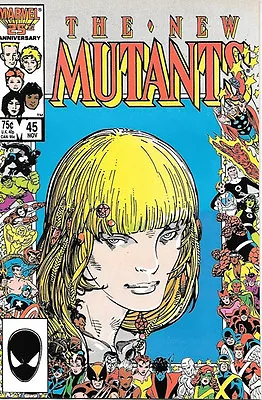 Buy The New Mutants Comic Book #45, Marvel Comics  1986 VERY HIGH GRADE UNREAD NEW • 7.88£