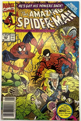 Buy Amazing Spider-Man #343 Eric Larson, January 1991 • 1.49£