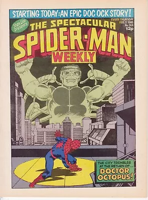 Buy Marvel UK Spectacular Spider-Man Weekly, #364, 1980, Fantastic Four, Daredevil • 2.50£