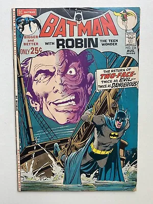 Buy Batman #234 DC 1971 1st Appearance Silver Age TWO-FACE! Neal Adams Key Issue! • 189.22£