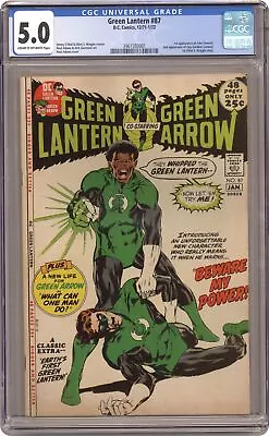 Buy Green Lantern #87 CGC 5.0 1972 3961593001 1st App. John Stewart Green Lantern • 391.35£