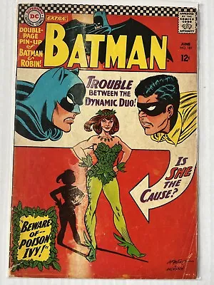 Buy Batman 181 1st Poison Ivy 1st Print 1966 No Centerfold • 164.72£