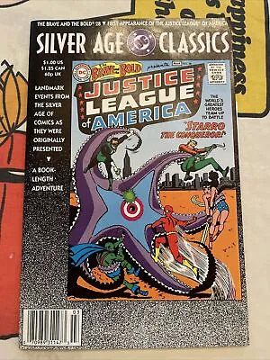 Buy Silver Age Classics – Brave And The Bold #28 VG 1992 1st Justice League • 3.21£