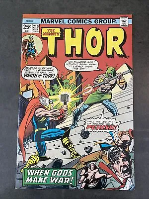Buy Mighty Thor 240 VFNM 9.0 Marvel Bronze Age  • 13.40£