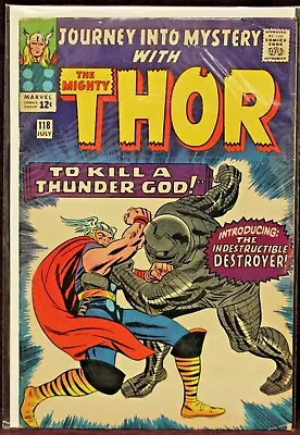 Buy Journey Into Mystery #118 July '65 Marvel Comics 1st App The Destroyer Kirby Lee • 55.33£