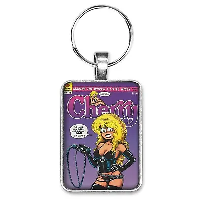 Buy Cherry #19 Cover Pendant With Key Ring And Necklace Comic Book Jewelry Poptart • 12.50£