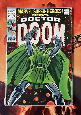 Buy Marvel Super Heroes #20 Silver Age Marvel Comic  1st Solo Dr Doom • 199.99£