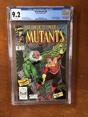 Buy New Mutants #86 CGC 9.2 First Cameo Appearance Of Cable Liefeld Mcfarlane Cover • 51.96£