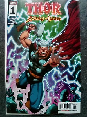 Buy Thor Lightning And Lament Issue 1  First Print  Cover A - 2022 Bag Board • 4.95£