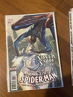 Buy Amazing Spider-Man #26 (2017 Marvel Comics) Alex Ross Silver Sable Cover  • 1.99£