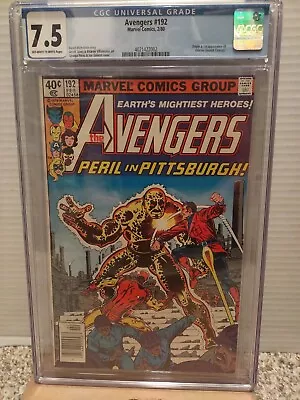 Buy AVENGERS #192 CGC 7.5  Marvel Comics  1980  ORIGIN & 1ST APPEARANCE OF INFERNO' • 43.69£