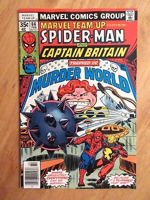 Buy MARVEL TEAM-UP/SPIDER-MAN #66 (1977) *Key Book!* (VF) *Very Bright & Colorful!* • 16.75£