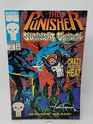Buy Punisher Summer Special 1 Crazy From The Heat Autograph Mark Texeria & Bair  • 9.49£