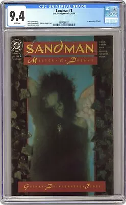 Buy Sandman #8A CGC 9.4 1989 1974586001 1st App. Death • 215.87£