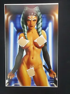 Buy BEAR BABES AHSOKA TANO Star Wars COVER Jedi Topless FULL N LTD 58/99  COMICS NM  • 59.16£