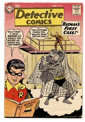 Buy DETECTIVE COMICS #265 Batman Origin Issue-comic Book 1959 VG • 143.91£