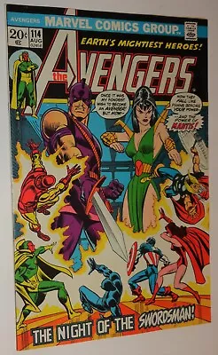 Buy Avengers #114 Swordsman Mantis 9.0/9.2 1973 • 41.51£