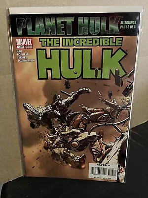 Buy Incredible Hulk 102 🔥2007  PLANET HULK ALLEGIANCE Pt 3🔥Marvel Comics🔥NM • 7.22£