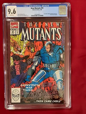 Buy New Mutants #91 CGC 9.6 Key 1st Appearance Of Hump And Brute Marvel Comics 1990 • 59.13£