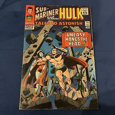 Buy Tales To Astonish #76 (sub-mariner & Hulk  (1966) • 17.99£