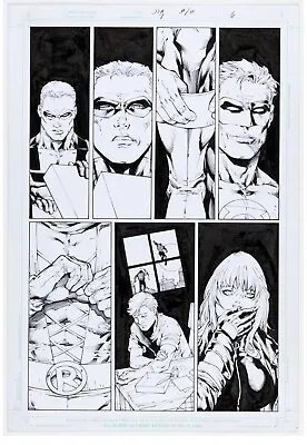 Buy Benes JUSTICE LEAGUE OF AMERICA 7 Pg6 HISTORIC PAGE AS ARSENAL BECOMES RED ARROW • 2,383.31£