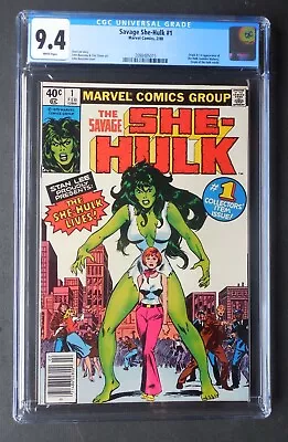 Buy The Savage She-Hulk #1 1st App. Marvel Comics Feb. 1980 CGC Graded 9.4 NM • 119.13£