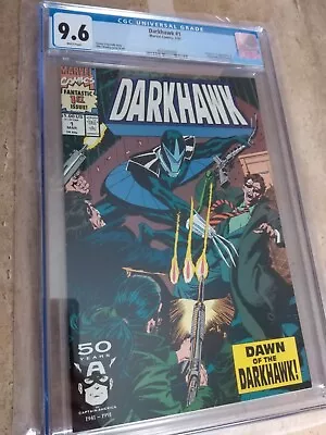 Buy Darkhawk #1 Cgc 9.6 Mint/Near Mint 1991 1st Appearance&Origin Of Darkhawk Chris • 149.99£