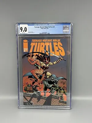 Buy CGC 9.0 - Teenage Mutant Ninja Turtles #21 Image Comics 1999 TMNT Low Print Run • 79.95£
