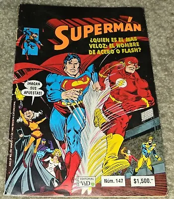 Buy Rare HTF Adventures Superman 463 MX 199 1st App Race VS Flash 1967 1990 Variant • 27.70£