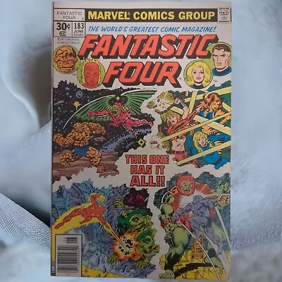 Buy Fantastic Four #183 - 30¢ Cover Price (1977) • 3.94£