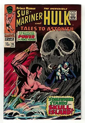Buy Marvel Comics Tales To Astonish 96 Sub Mariner Hulk Avengers 7.0 Vfn- • 44.99£