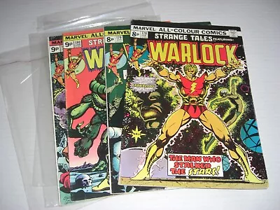 Buy Strange Tales, Warlock, Issues 178-180, Marvel, 1975, Jim Starlin, Good Conditio • 7£