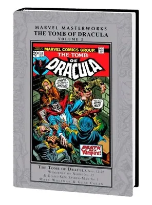 Buy Marvel Masterworks The Tomb Of Dracula Volume 2 Hardcover Giant-Size Spider-Man • 27.19£