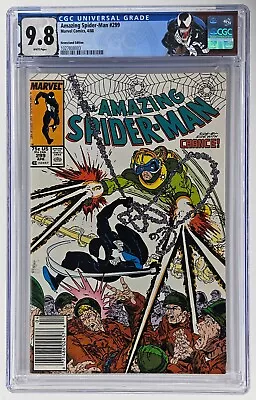 Buy Amazing Spider-Man #299 (1988) - Mcfarlane - First Venom App - CGC 9.8 Newsstand • 1,798.92£