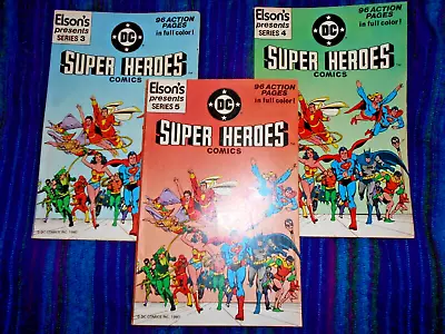 Buy Dc Elson's Super-hero  Comics Lot(3) Fn/vf Lsh Huntress Wonder Woman 1981 • 25.62£