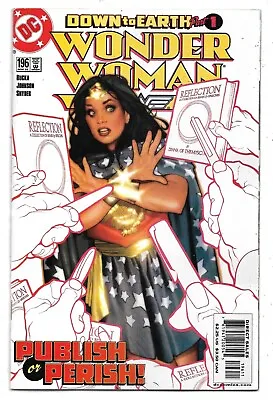 Buy Wonder Woman #196 Adam Hughes Cover VFN (2003) DC Comics • 5.50£