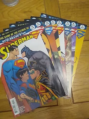 Buy Superman #10-17 (#10- 1st App Super Sons) DC Universe Rebirth 2017 **BARGAIN** • 10£