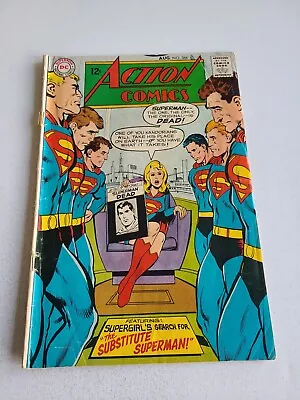 Buy Action Comics #366 Supergirl DC 1968 VG- 3.5 • 9.49£