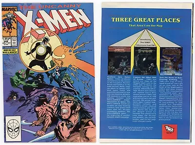 Buy Uncanny X-Men #249 (NM+ 9.6) HIGH GRADE 1st App Whiteout Savage Land 1989 Marvel • 26.28£