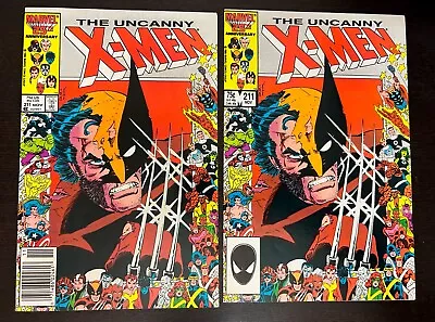 Buy UNCANNY X-MEN #211 (Marvel 1986) -- 1st App MARAUDERS -- Direct + NEWSSTAND VFNM • 17.90£