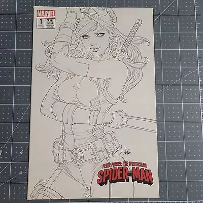 Buy Peter Parker Spectacular Spiderman #1 Exclusive Artgerm Sketch Variant • 35.74£