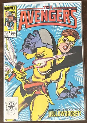 Buy Avengers #264 NM- 9.2 1ST APPEARANCE YELLOWJACKET II MARVEL COMICS 1986 • 4£