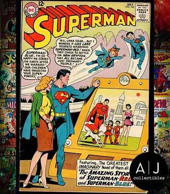 Buy Superman #162 DC Comics 3rd App General Zod Superman Red & Blue FN- 5.5 • 64.70£