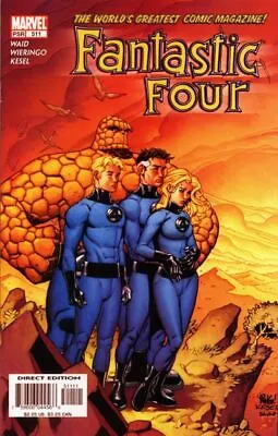 Buy Fantastic Four (Vol. 1) #511B (with Card) VF; Marvel | Mark Waid Wieringo - We C • 7.90£