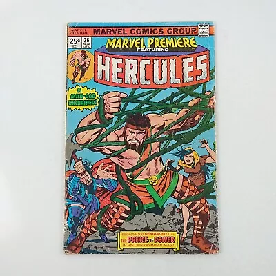 Buy Marvel Premiere #26 Featuring Hercules (1975 Marvel Comics) • 3.14£