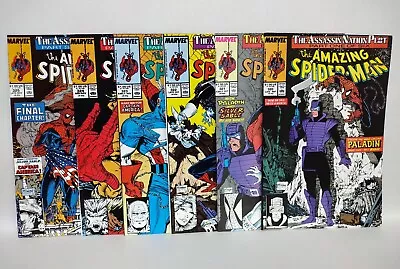 Buy Amazing Spider-Man 1989 Assassination Plot Complete Marvel Comic Series 320-325 • 47.17£