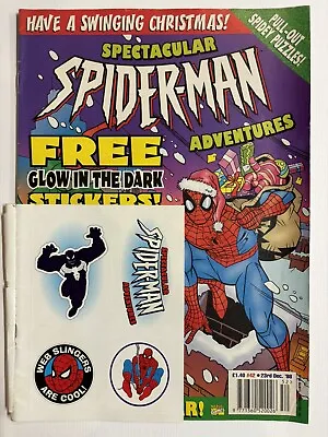 Buy Marvel SPECTACULAR SPIDERMAN ADVENTURES C/w FREE GIFT - #42 23 Dec 98 UK Edition • 9.95£