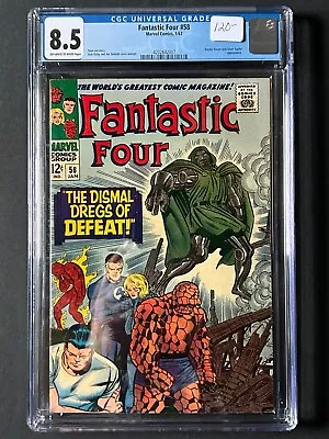 Buy Fantastic Four #58  CGC 8.5   Kirby/Sinnott-c    ( Off-White To White Pages) • 95.01£